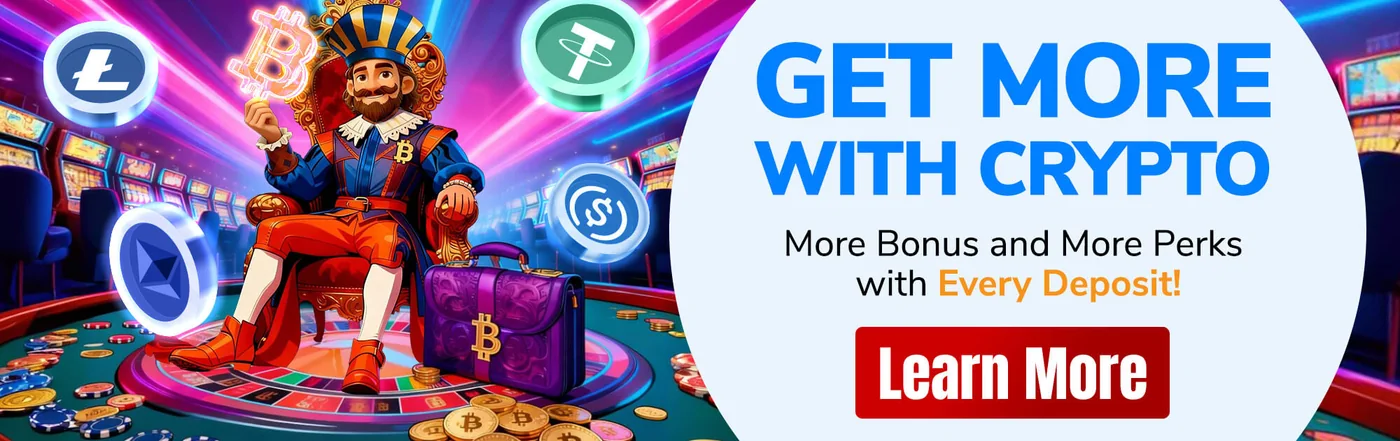 JacksPay Casino crypto bonus — extra match on Bitcoin, Ethereum and Litecoin deposits